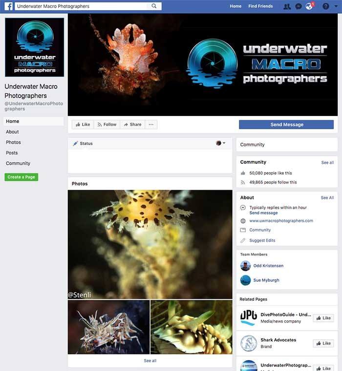 Underwater Macro Photographers Facebook