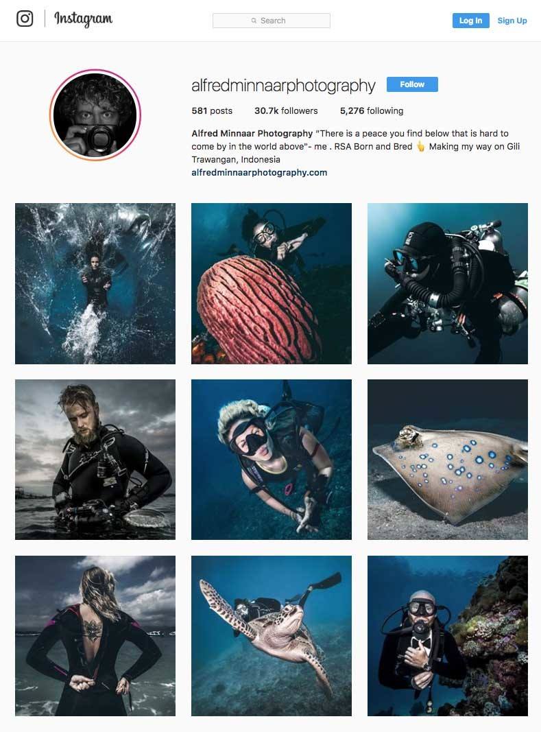 Underwater Photographer Alfred Minaar